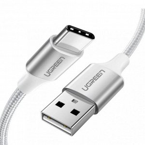 Кабель USB 2.0 - Type C в оплетке нейлоновой 1 м. Ugreen
