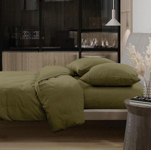 КПБ 1.5 перкаль Актив "Wenge" (50х70) рис. 86034-12 Forest chill