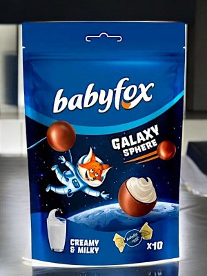 Конфеты шоколадные с молочной начинкой «BabyFox» Galaxy sphere, 130 г
