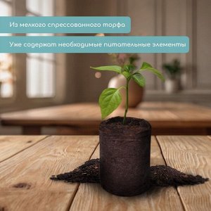 Таблетки торфяные, для рассады, d = 2.7 см, с оболочкой, набор 12 шт.