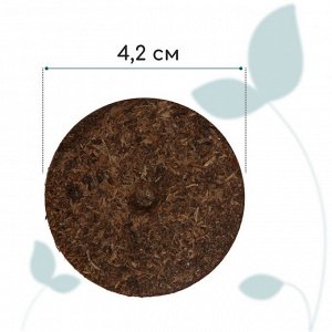 Таблетки торфяные, d=4.2 см, без оболочки, набор 12 шт.