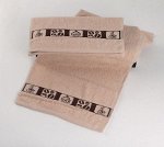 Полотенце махровое 340 г/мкв 30*60 НФ Кофе