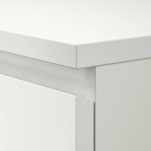 MALM, Комод с 4 выдвижными ящиками, белый, 80х100 см