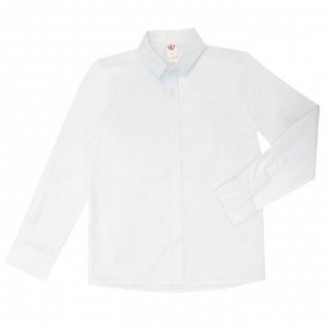 6245/белый Рубашка для мальчика (длинный рукав)