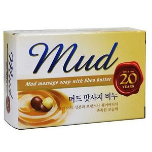 Массажное мыло с экстрактом масла Ши и целебными грязями "Mud" 100 г / 36