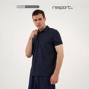 Футболка - поло мужская Resport, 46, цвет синий, спортивная