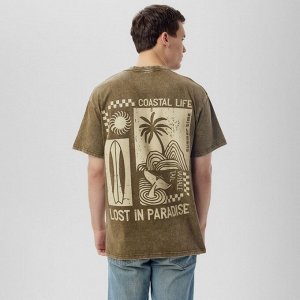 Футболка мужская IST Paradise, зеленый