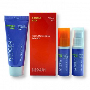 Набор миниатюр для выравнивания тона NEOGEN DERMALOGY DOUBLE VITA TRIAL KIT (20ml + 5ml + 5ml)