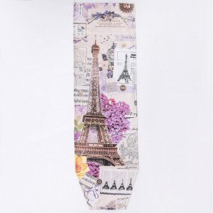 Чехол для гладильной доски Nika, 130x42 см, с поролоном, МИКС