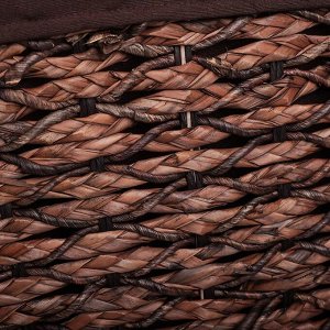 Корзина универсальная плетёная Доляна «Классика», 45?36?55 см, большая, цвет коричневый