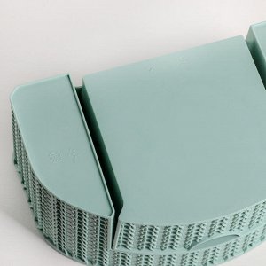Органайзер IDEA «Вязание», с ящиком, цвет фисташковый