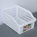 Корзина для продуктов в холодильник, цвет МИКС