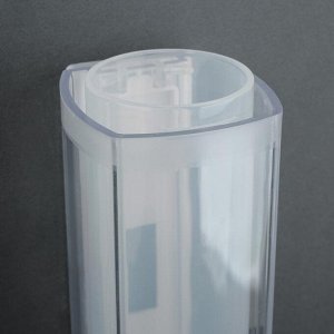 Диспенсер для антисептика или жидкого мыла, механический, 280 мл, пластик, цвет МИКС