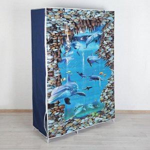 Шкаф для одежды «Подводный мир», 105?45?170 см