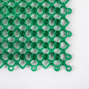 Покрытие ковровое щетинистое «Травка-эконом», 36?48 см, цвет зелёный