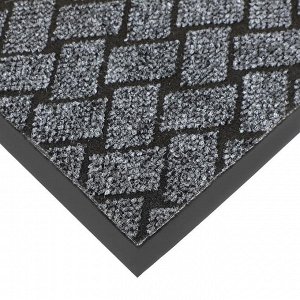 СИМА-ЛЕНД Коврик придверный влаговпитывающий «Крафт», 80x120 см, цвет серый