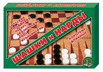 Игра настольная &quot;Шашки и нарды&quot; (большие)