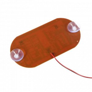 Светодиодный знак такси, 12 В, 45 LED, 13x6 см, провод 150 см, красный