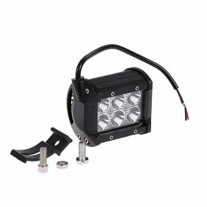 Противотуманная фара 6 LED, IP67, 18 Вт, 6000К, 12-24 В, направленный свет