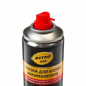 Смазка для клемм аккумулятора Astrohim, 210 мл, аэрозоль, AC - 4632