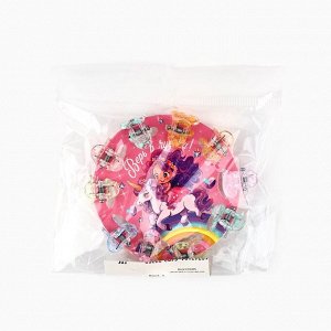 Заколки крабики для волос «Верь в чудеса», 10 шт., 1.5x1.3x1 см