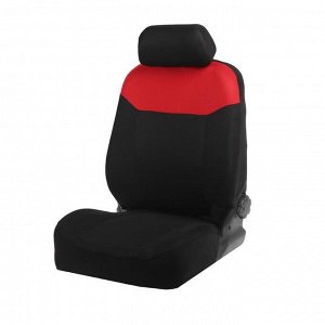 Авточехлы на сиденья TORSO Premium универсальные, 9 предметов, чёрно-красный AV-28
