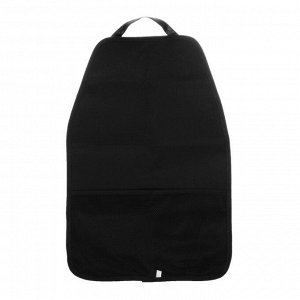 Накидка-органайзер, карман сетка TORSO, 55х37 см, черная