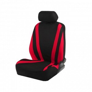 Авточехлы на сиденья TORSO Premium универсальные, 6 предметов, чёрно-красный AV-14