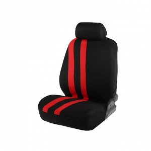 Авточехлы на сиденья TORSO Premium универсальные, 6 предметов, чёрно-красный AV-9