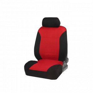 Авточехлы на сиденья TORSO Premium универсальные, 6 предметов, чёрно-красный AV-21