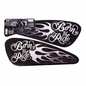 2889325 Набор наклеек на мотоцикл Born to ride, 2 шт