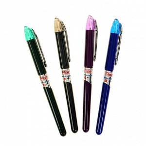 Ручка шариковая Flair Writo-Meter DX узел-игла 0.6, (длина письма 10 км), шкала на стержне, синий