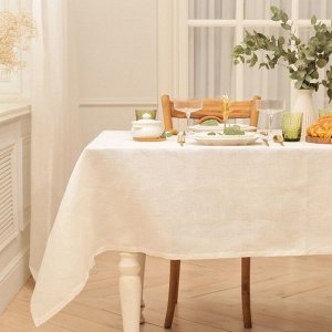 Скатерть SL HOME "Facile" 180х140см, лен 100%, 210 гр/м2