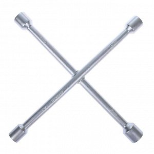 Ключ баллонный крестообразный TUNDRA, 16 х 350 мм, сатин, 17х19х21х23 мм