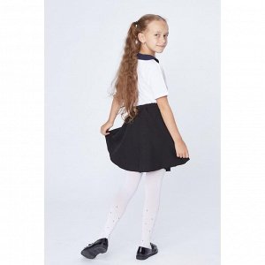 Школьная юбка «Полусолнце», цвет чёрный, рост, (34)