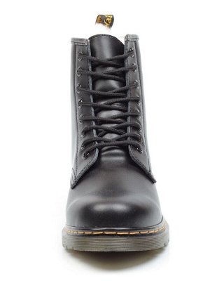 04-MB6021-1 BLACK Ботинки зимние женские (натуральная кожа, натуральный мех)