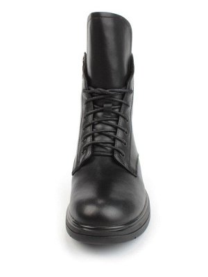04-M3-830 BLACK Ботинки зимние женские (натуральная кожа, натуральный мех)