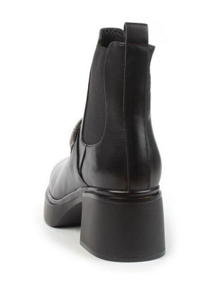 04-M904 987-31M-1 BLACK Ботинки зимние женские (натуральная кожа, натуральный мех)