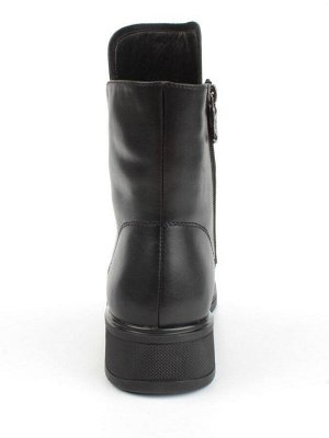 04-M3-830 BLACK Ботинки зимние женские (натуральная кожа, натуральный мех)