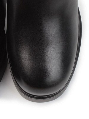 04-M904 987-31M-1 BLACK Ботинки зимние женские (натуральная кожа, натуральный мех)