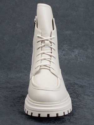 04-M3-886 BEIGE Ботинки зимние женские (натуральная кожа, натуральный мех)