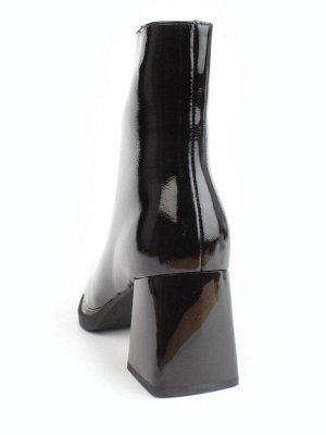 04-M3-H247 BLACK Ботильоны зимние женские (натуральная кожа, натуральный мех)