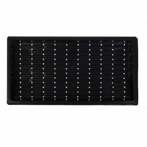Поддон для гидропоники, с отверстиями, 55x30x5.6 см, пластик, Greengo