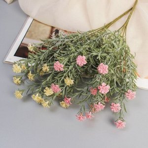 Букет искусственный «Олеандр леди», 29 см, МИКС, с напылением