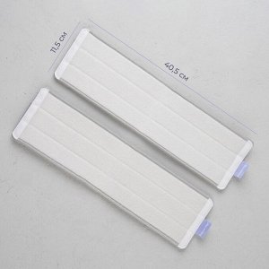 Насадки для плоской швабры Future Alp 4 clean system, 4 шт., 40.5x11.5 см