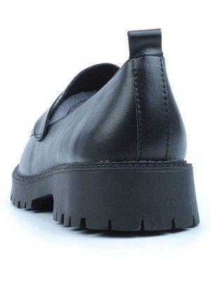 03-XR183/3 BLACK Лоферы женские (натуральная и искусственная кожа)