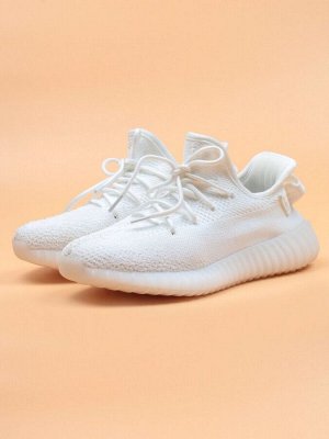 05-B552-3 WHITE Кроссовки женские (текстиль)