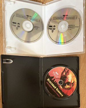 3 dvd: Железный человек+Железный человек (2х)