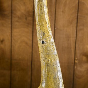 Сувенир дерево "Жираф ажурные узоры перламутр" 80х17х10 см