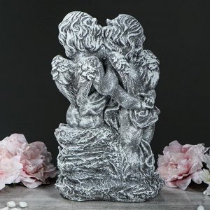 Статуэтка "Пара на камне" камень, 35 см